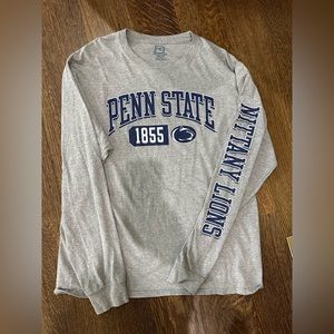 Mens long sleeve, Penn State T-shirt size large. Penn date 1855 on front.